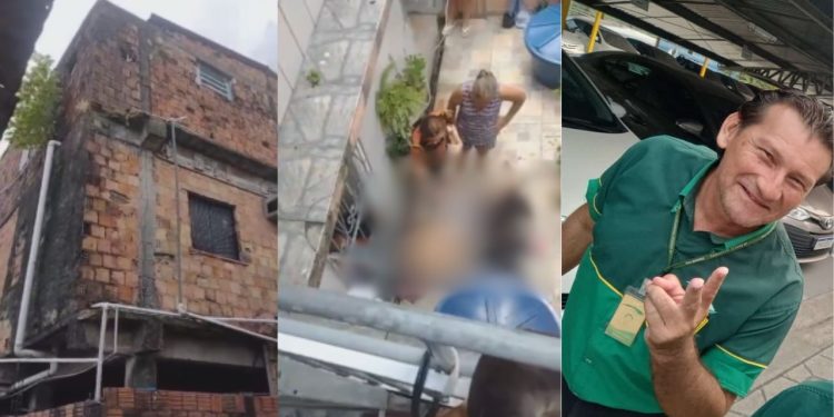 Motorista morre ao despencar de laje tentando consertar cano em Manaus
