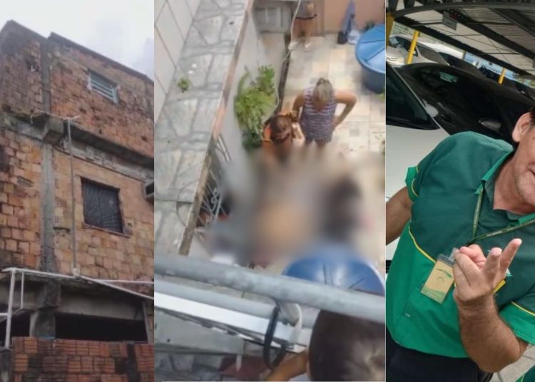 Motorista morre ao despencar de laje tentando consertar cano em Manaus