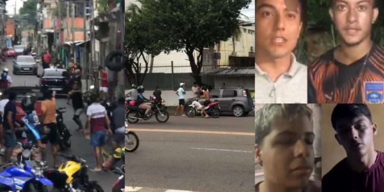 'Amostradinhos' que fizeram baderna no Japiim são punidos com ripadas por traficante