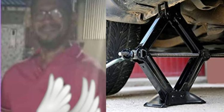 Mecânico morre esmagado após 'macaco' ceder e carro cair sobre ele em Manaus