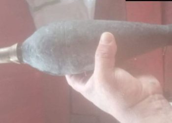 Bomba é achada em terreno de morador do São Jorge