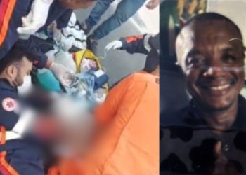 Vídeo mostra homem atropelado na Ponta Negra sendo reanimado pelo Samu