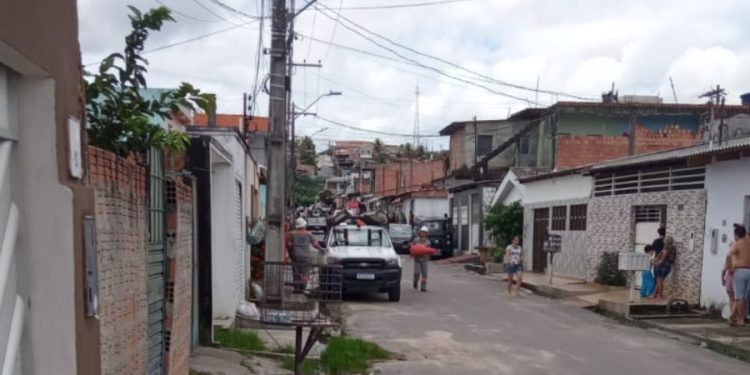 Eletrocutado enquanto pinta casa na Cidade Nova