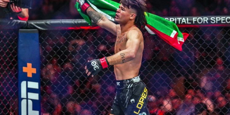 Brasileiro  Diego Lopes disputará o título do UFC