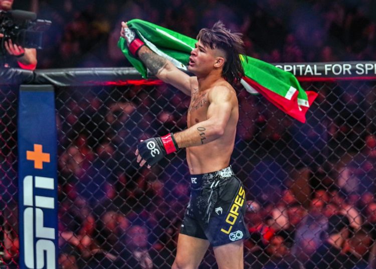 Brasileiro Diego Lopes disputará o título do UFC