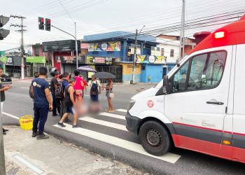 Atropelado na faixa de pedestre