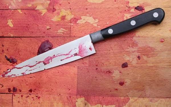 Covardia! Mulher fica toda “ticada” por marido com golpes de faca