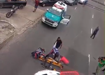 Vídeo. Atropelado na Av. Djalma Batista; trânsito congestionado