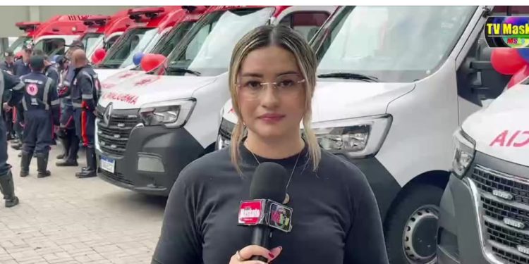 Entrega de 15 novas ambulâncias para o Serviço de Atendimento Móvel de Urgência