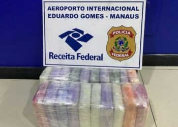 Mula é presa em flagrante com 22,9 kg de “supermaconha” no aeroporto