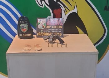 Preso! Correu da polícia porque usava uma 38 na cintura