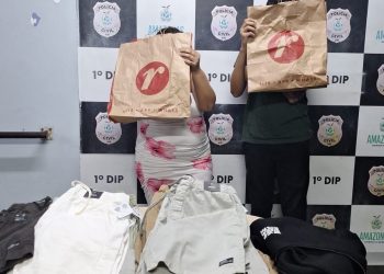 Amor bandido! Casal furta 31 bermudas da loja Renner