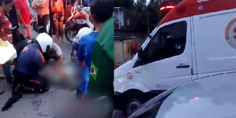 Vídeo mostra criança chorando de dor após ser atropelada no bairro Cidade de Deus