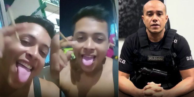 'Fanta' que tentou matar escrivão da PC 'tirava onda' fumand0 mac0nha em Manaus