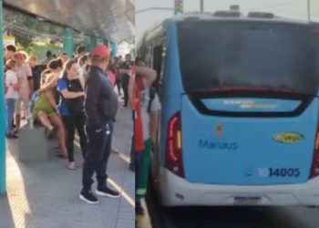 Grávida passa mal após assalto dentro da linha 652 em Manaus