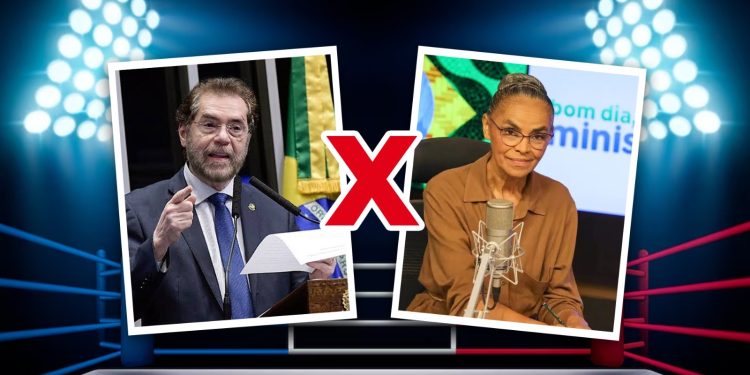 Baixaria! Marina Silva rebate comentário de Plínio Valério sobre enforcamento. Veja o vídeo