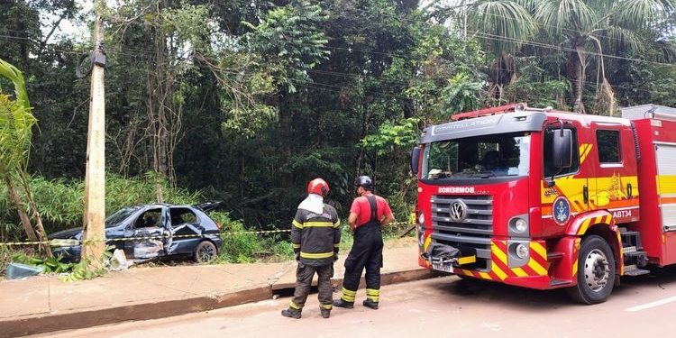 Cratera causa acidente na BR-174 e deixa vítimas