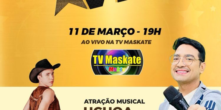 Diretor do Amazon Fashion Dow Breno Marx e o cantor Uchoa no Sala Vip