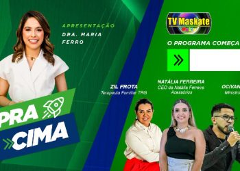 Zil Frota, Natalia Ferreira e Ocivan Serrão no Pra Cima