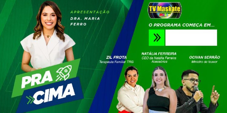Zil Frota, Natalia Ferreira e Ocivan Serrão no Pra Cima