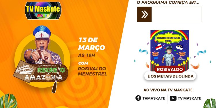 Rosivaldo Menestrel e os Metais de Olinda no Recreio na Amazônia