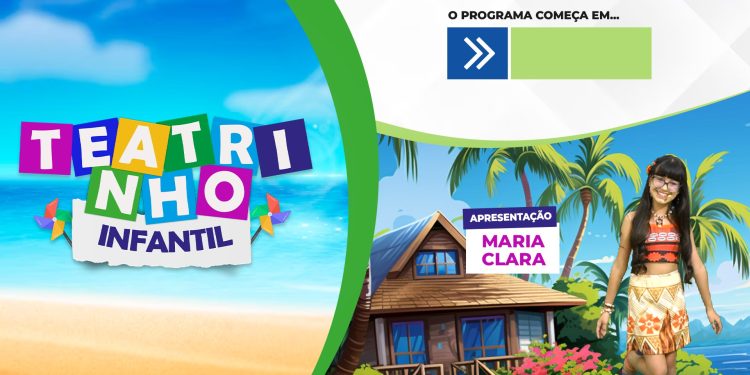 A história da Moana no Teatrinho Infantil