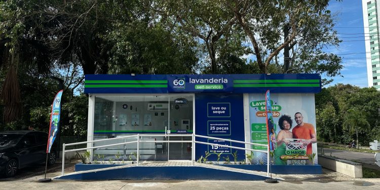 A maior rede de lavanderias self-service do Brasil chegou em Manaus
