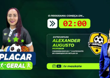 Professor Alexander Augusto no Placar Geral