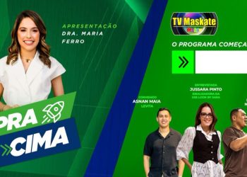 Empresária Jussara Pinto e os Levitas Asnan Maia e Fernando Nascimento no Pra Cima