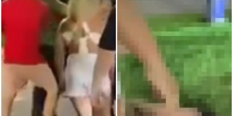 ‘Valentão’ agride brutalmente mulher na saída do Studio 5; veja o vídeo