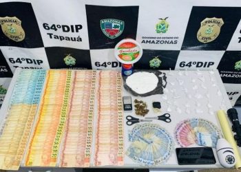 Faturou cerca de R$ 4 mil do tráfico, pensou que ia pra casa luxar, mas foi preso