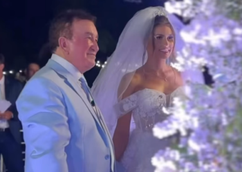 Luxo e muito amor; Amado Batista se casa com Miss