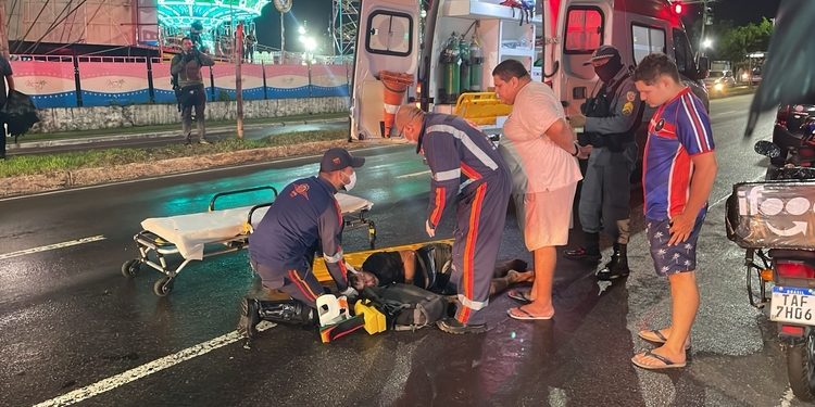 Na faixa de pedestre, motorista atropela vítima na Mário Ypiranga