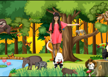 O mundo dos animais e suas adversidades no Teatrinho Infantil