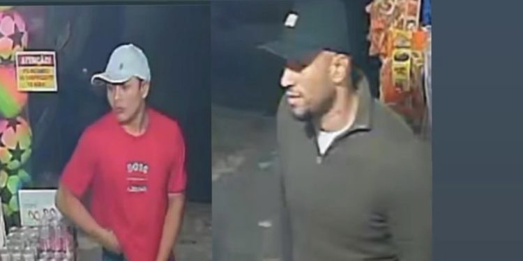 Vídeo: Dupla armada faz arrastão em mercadinho na Colônia Terra Nova