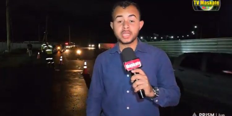 Caminhão pega fogo no Rapidão após pane mecânica