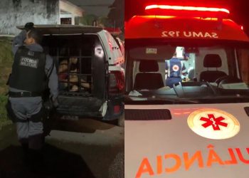 Foi bater na mulher e levou facada no bucho