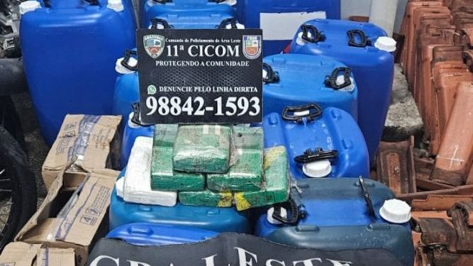 Descoberto laboratório de drogas no Coroado