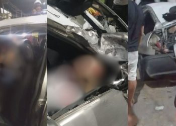 Vídeos mostram capotamento que resultou na morte de jovem de 23 anos em Manaus