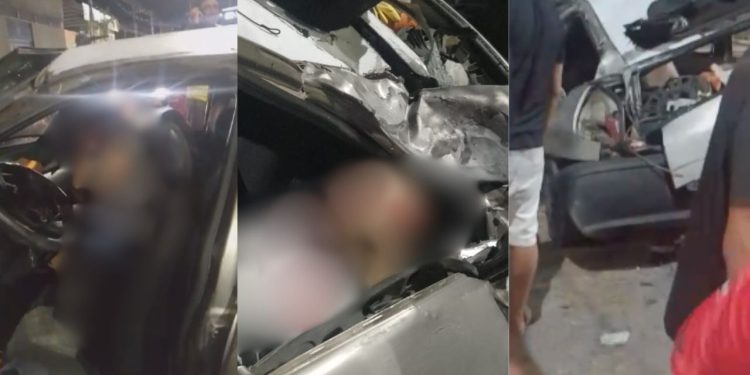 Vídeos mostram capotamento que resultou na morte de jovem de 23 anos em Manaus