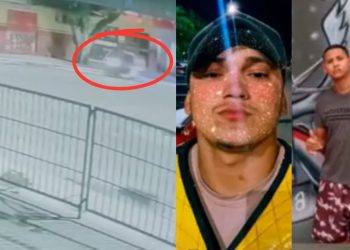 Vídeo mostra exato momento que dupla de moto morre ao pilotar em alta velocidade em Itacoatiara