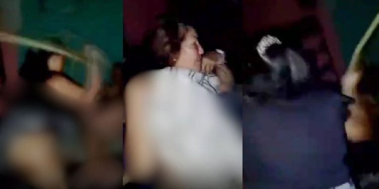 Colombiana flagra o marido com amante no 'chup-chup' e resolve na ripa