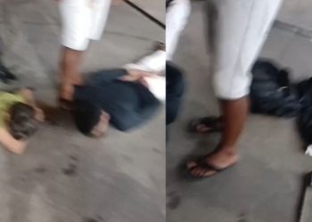 Ms colocam bandidos de cara no chão por roubar linha 430: "tudo Laguinho Azul"