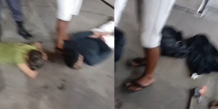 Ms colocam bandidos de cara no chão por roubar linha 430: "tudo Laguinho Azul"