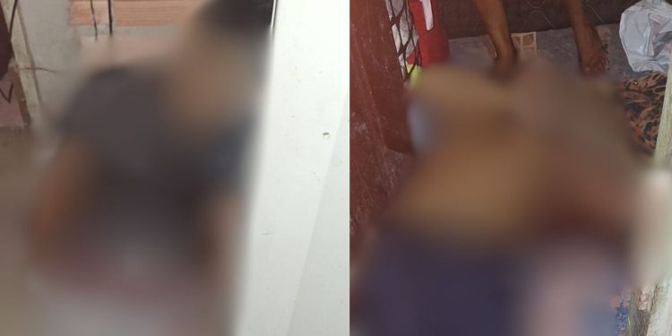 IMAGEM FORTE: Irmãos são metralhados dentro de casa no Monte das Oliveiras