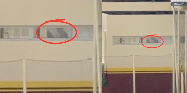 Estudantes gravam casal 'mandando ver' em prédio público em Presidente Figueiredo