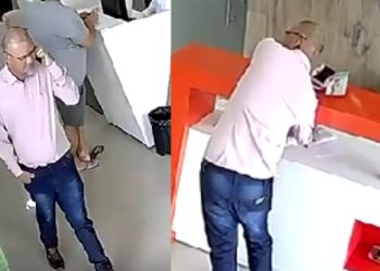 'Careca' audacioso furta celular de farmácia de manipulação na Cachoeirinha