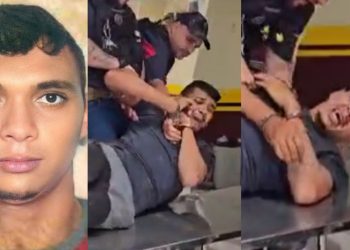 "Ai, meu Deus": traficante chora igual bebê ao ser preso em Presidente Figueiredo;