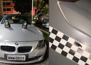 Em BMW, criminosos 'ricos' conseguem fugir depois de atirarem na Força Tática em Manaus