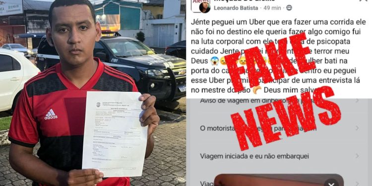 Motorista denuncia passageira que fez alegações falsas com sua foto nas redes sociais em Manaus
